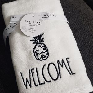 Rae Dunn HARD TO FIND hand towels